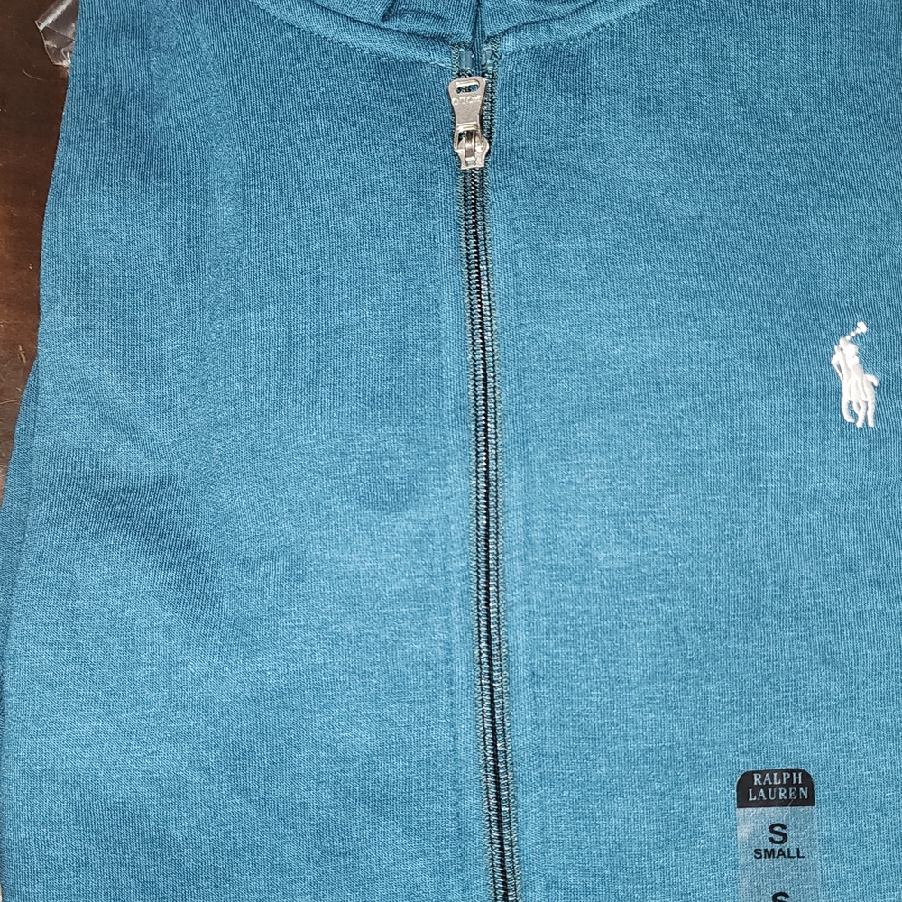 Ralph Lauren Teal Blue Zip-Up Jacket